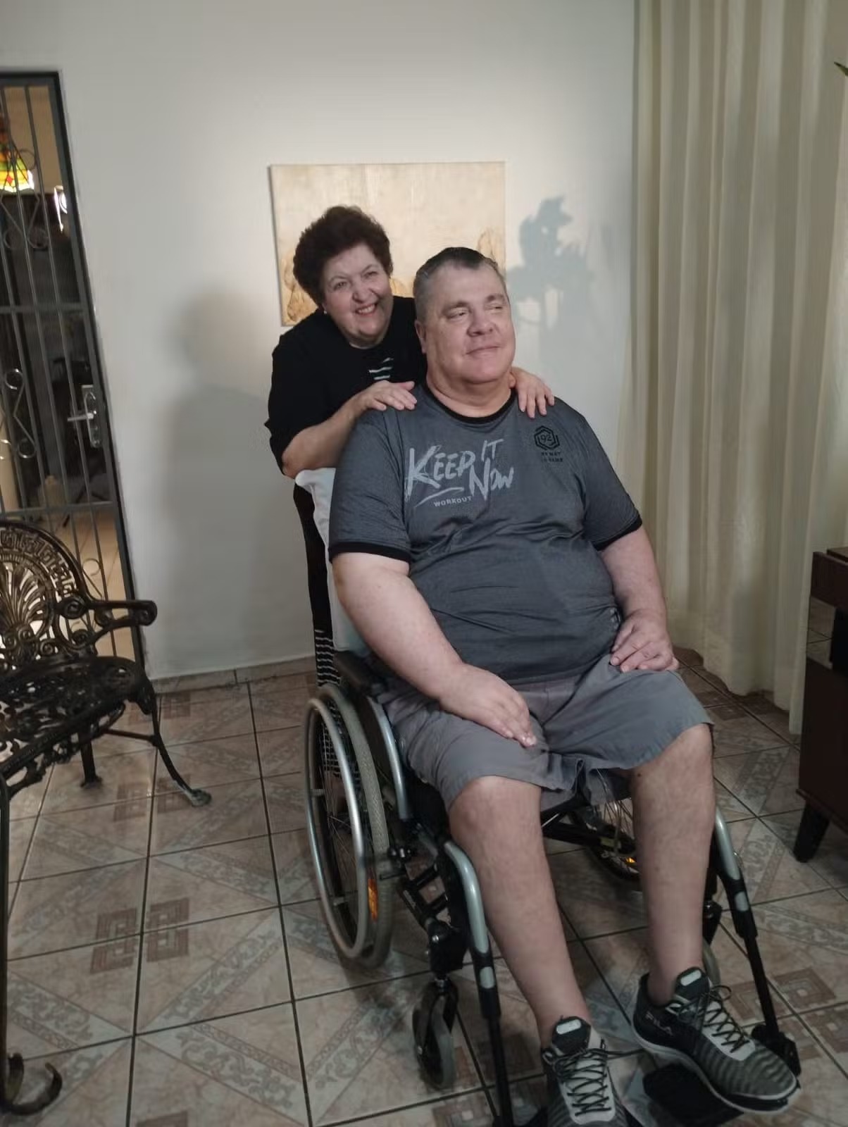 Gerson Brenner com a mulher Marta Mendonça por Reprodução/Facebook