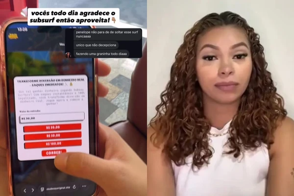 Maria Eduarda divulga jogos de aposta em seu perfil