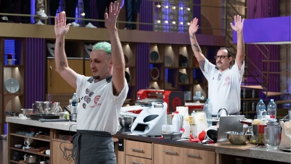 Leo e Ramiro terminam prova no MasterChef Confeitaria por Melissa Haidar/Band