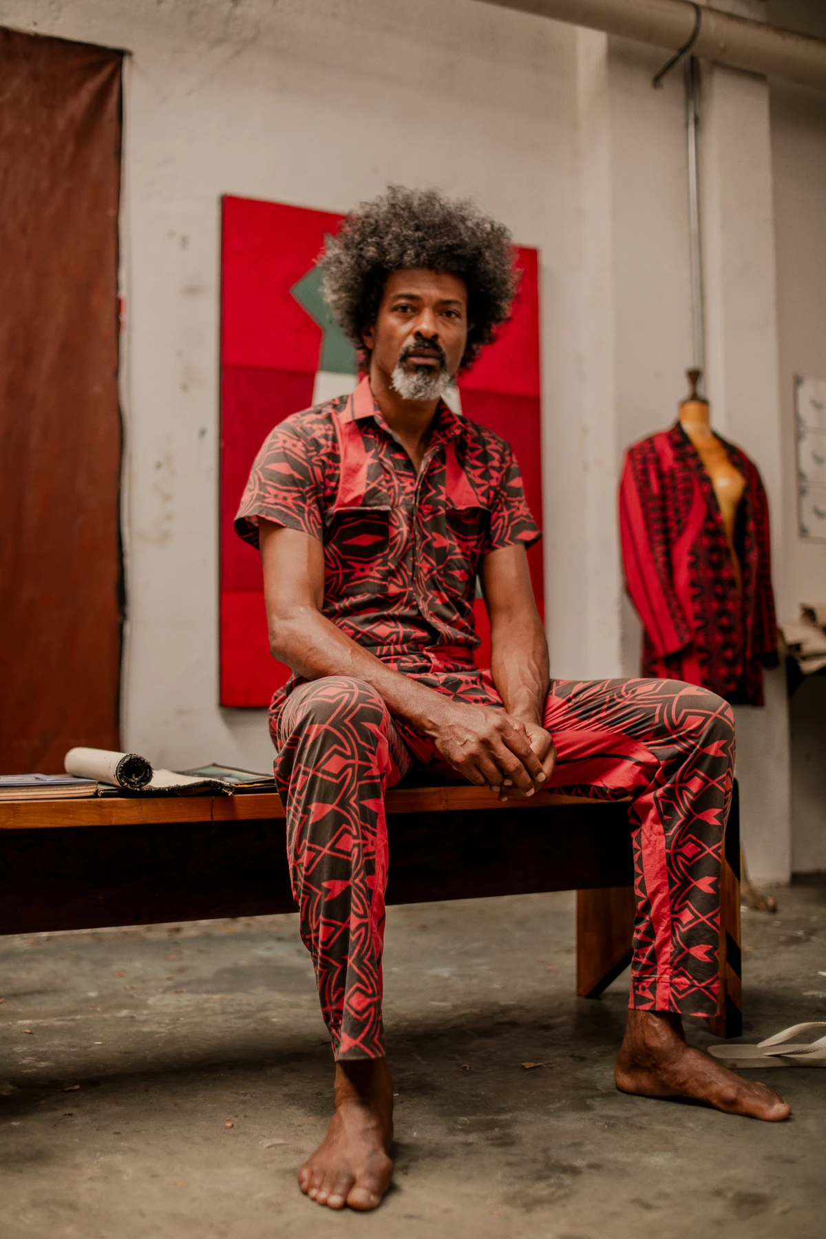 O artista plástico Josafá Neves por Bernardo Guerreiro