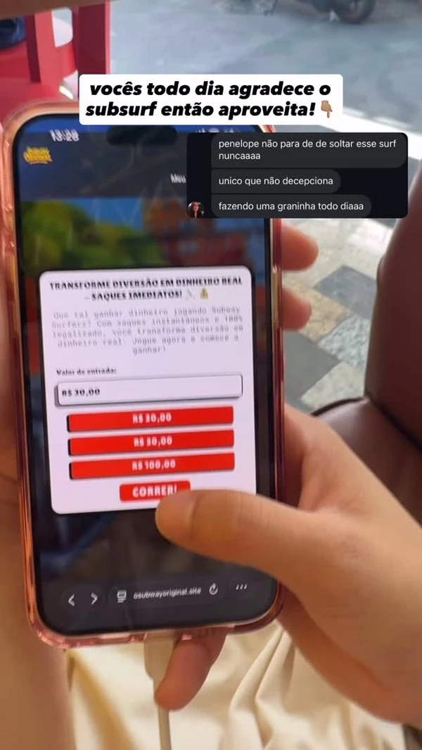 Publicações de Penélope por Reprodução/ Redes sociais