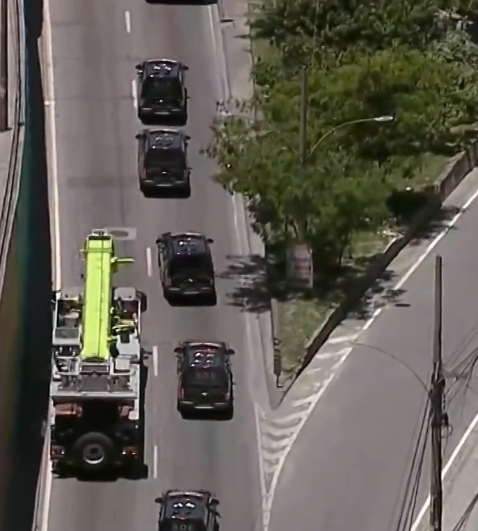 Transferência de sete chefes do CV para presídios federais por Reprodução TV Globo