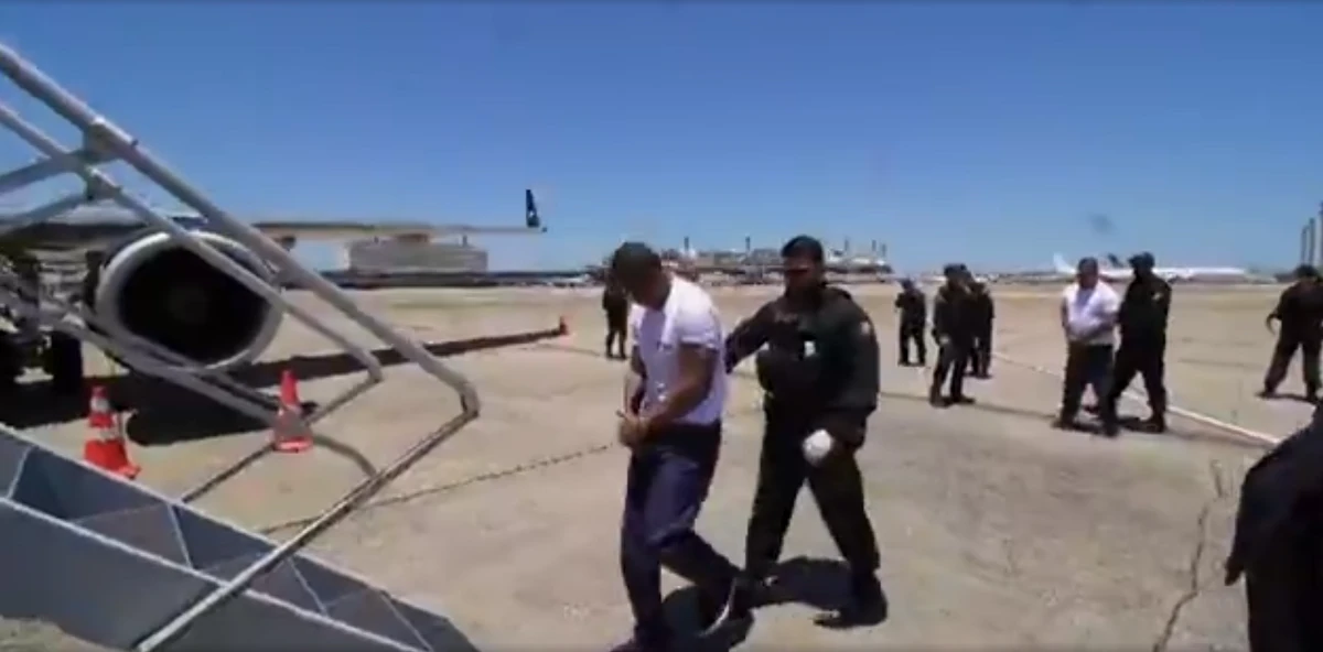 Transferência de sete chefes do CV para presídios federais por Reprodução TV Globo