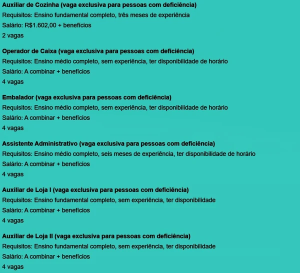 Veja vagas por Reprodução