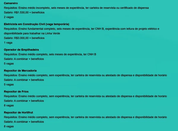 Veja vagas por Reprodução