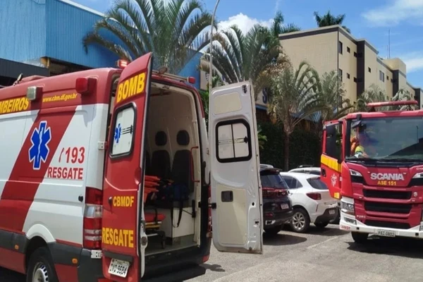 Vítima foi atendida pelo Corpo de Bombeiros