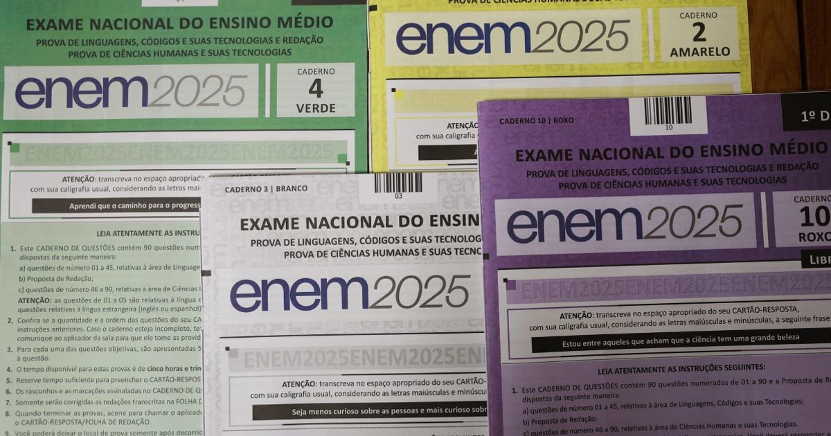 Imagem - MEC divulga data para resultados do Enem 2025; confira