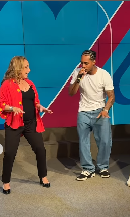 Cissa Guimarães e O Kannalha no "Sem Censura" por Reprodução