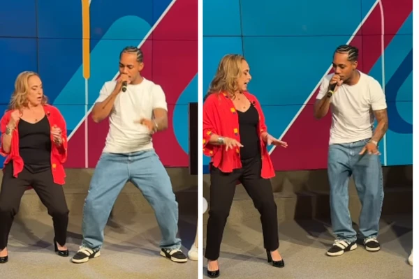 Cissa Guimarães se joga na 'batedeira' com O Kannalha