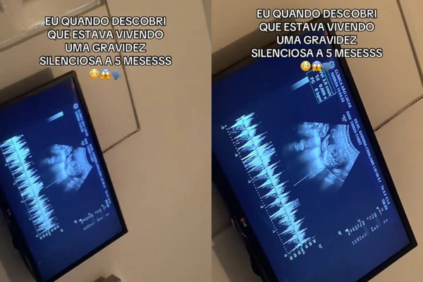 Jovem descobriu gestação no quinto mês por Reprodução/ Redes sociais