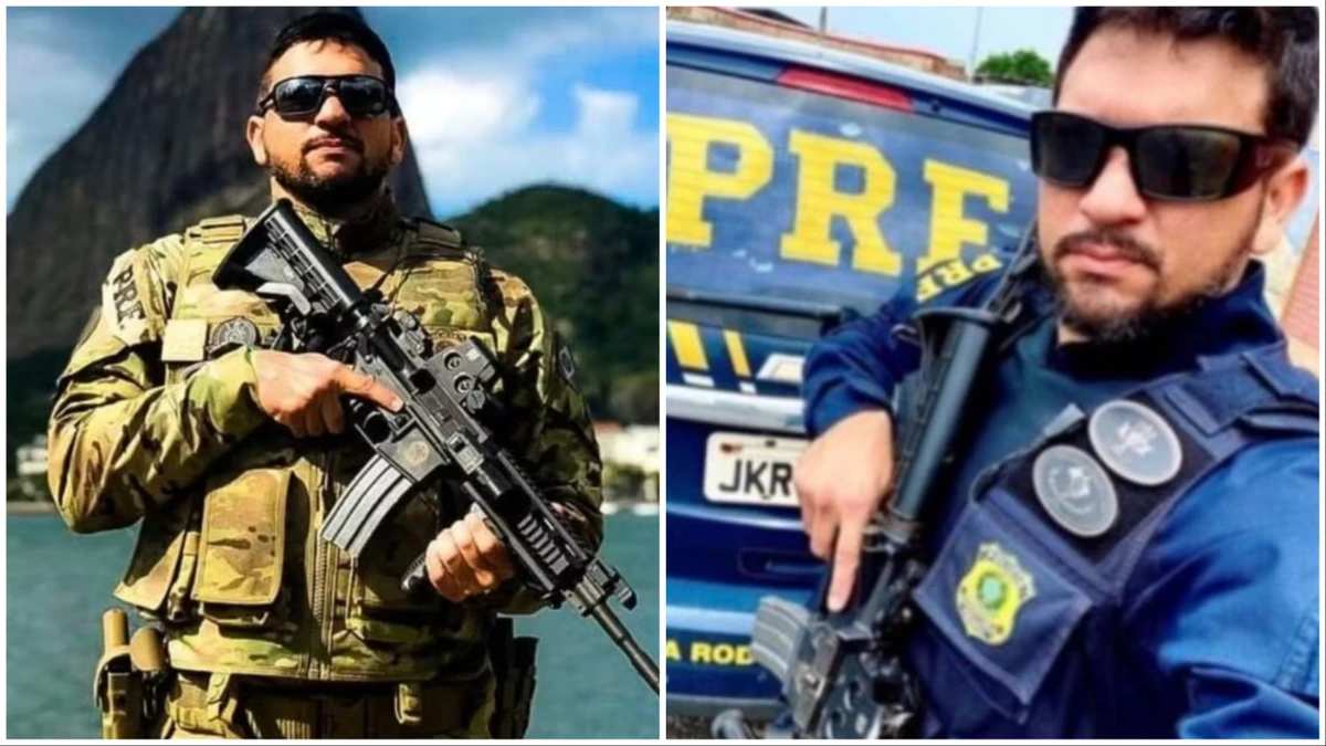 O policial rodoviário federal Thiago Demetrius da Silva Brito morreu após teste físico