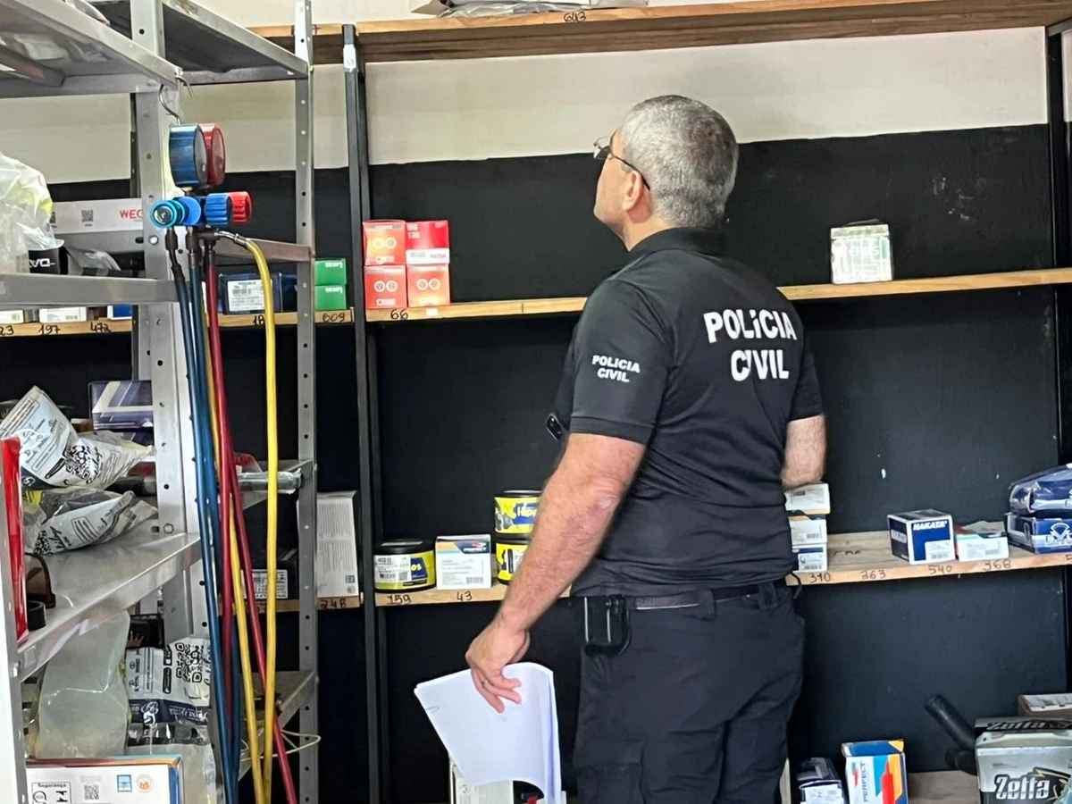 Operação contra oficinas é deflagrada na RMS por Divulgação