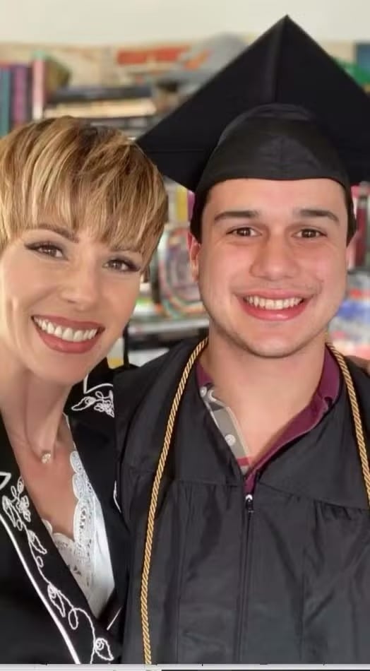 Pedro D'Ávila com a madrasta Ana Furtado por Reprodução/Redes Sociais 