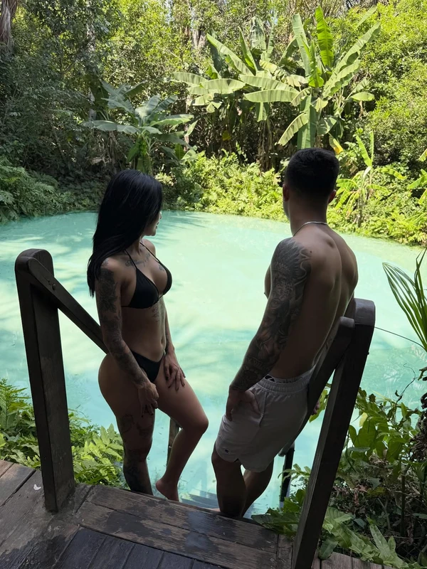 Tati Zaqui e Mateus Oliveira por Reprodução/Instagram