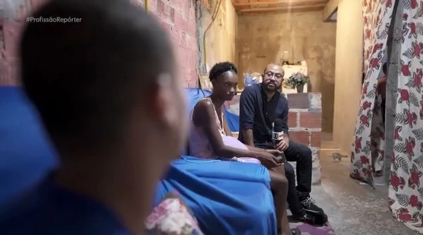 Camila dos Santos, modelo baiana e menina do Uruguai por Reprodução / Rede Globo