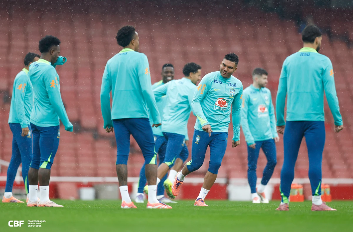 Último treino da Seleção antes de amistoso contra Senegal  por Rafael Ribeiro/CBF