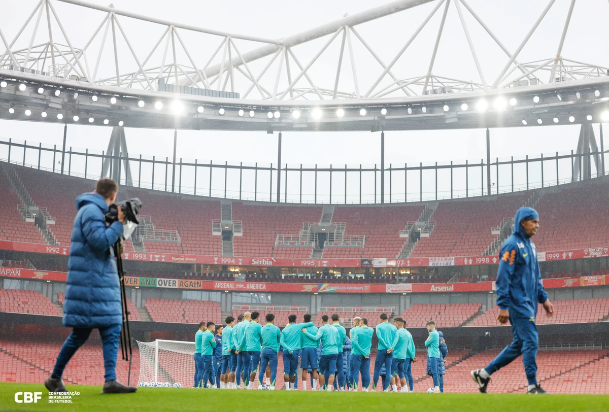 Último treino da Seleção antes de amistoso contra Senegal  por Rafael Ribeiro/CBF
