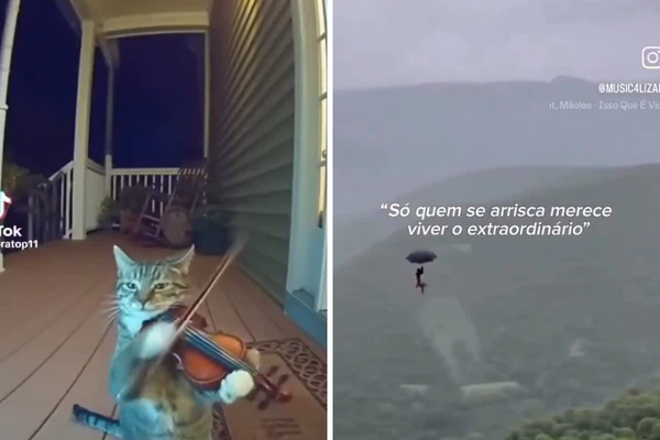 Vídeos criados por IA