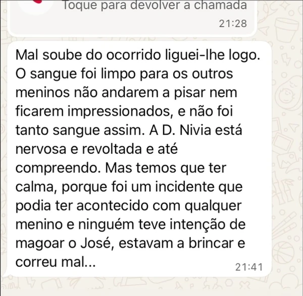 Criança brasileira tem dois dedos amputados por colegas de escola em Portugal: 'eu achava que ia morrer' por Reprodução