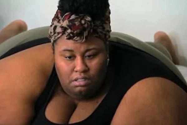 Octavia Nichelle antes de perder peso por Reprodução/ Record TV