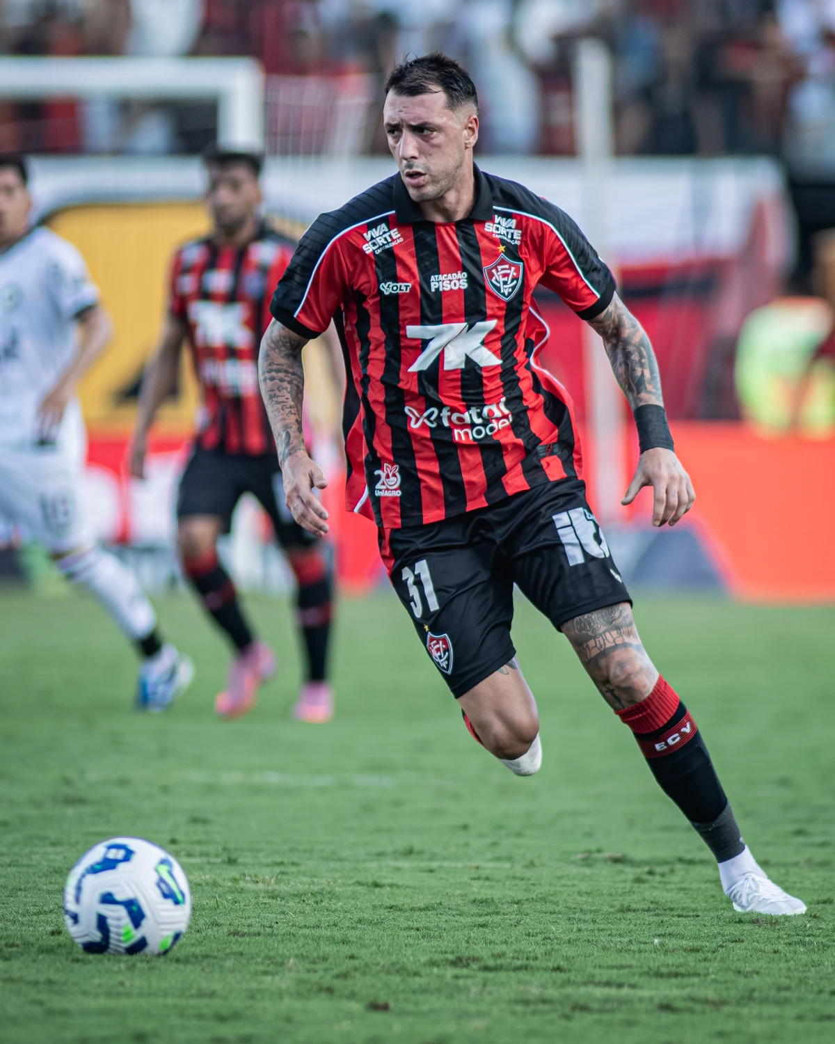 Renzo López marcou um gol pelo Vitória  por Victor Ferreia/EC Vitória