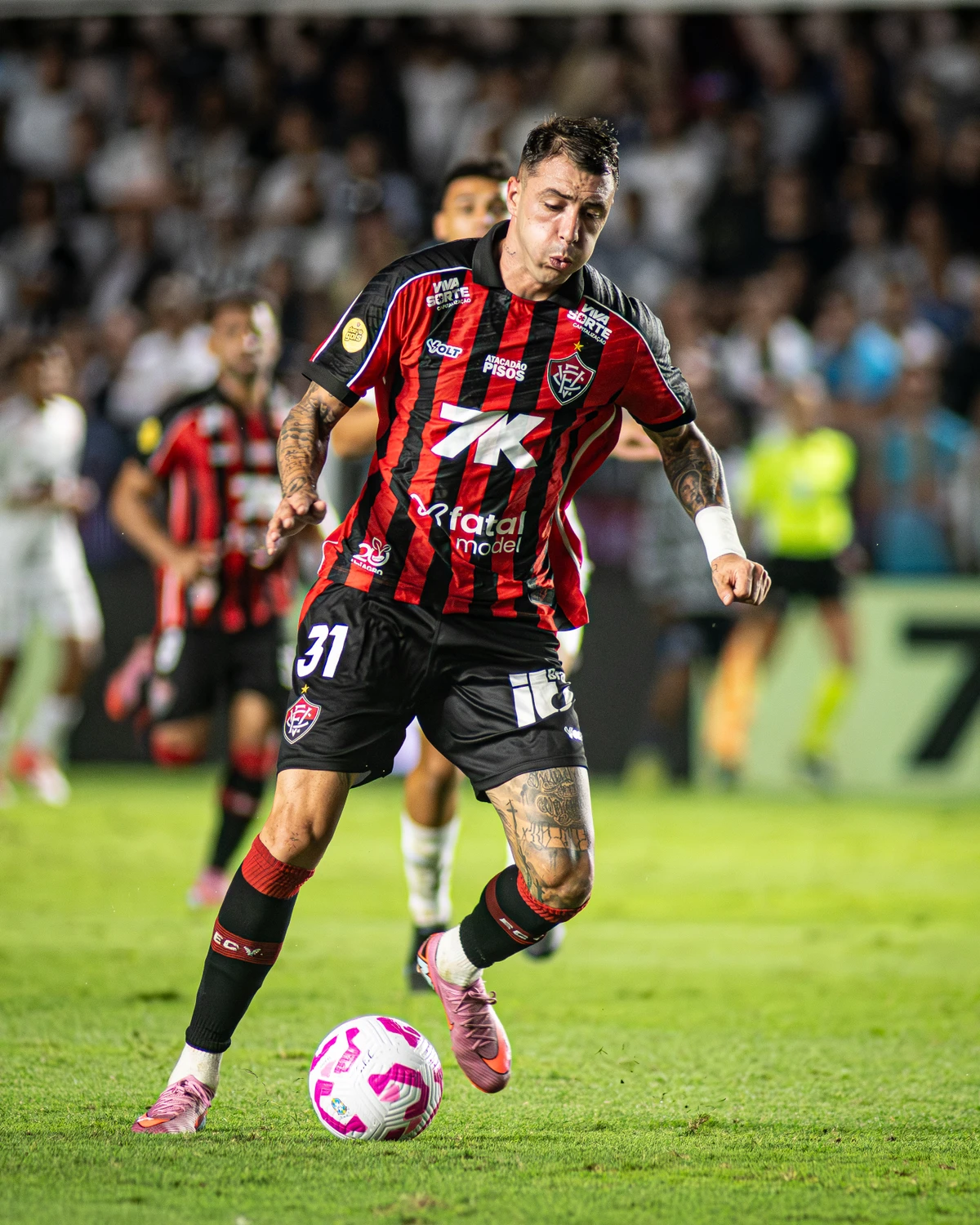 Renzo López marcou um gol pelo Vitória  por Victor Ferreia/EC Vitória