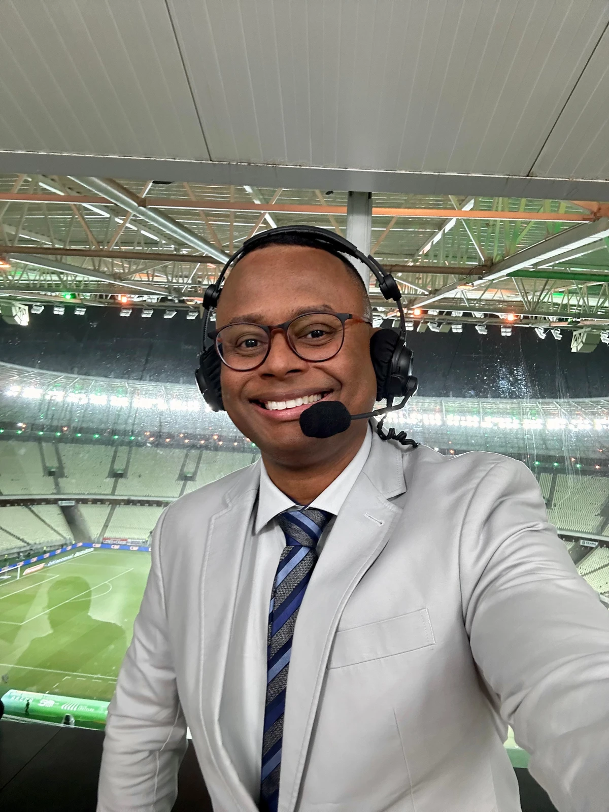 Elton no Castelão, durante a final da Copa do Nordeste de 2024 por Acervo Pessoal