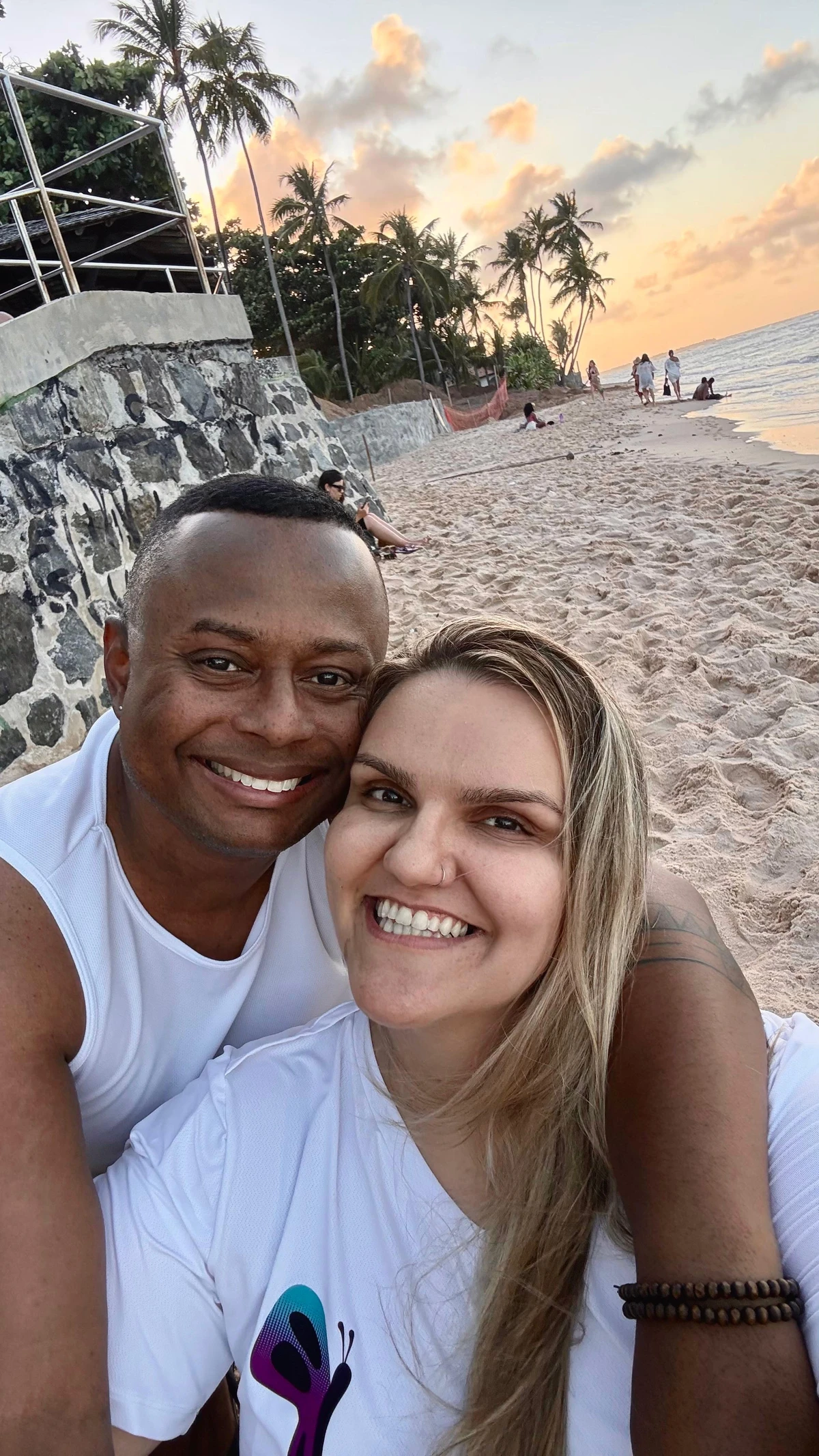 Elton Serra e a esposa, Fernanda por Acervo pessoal