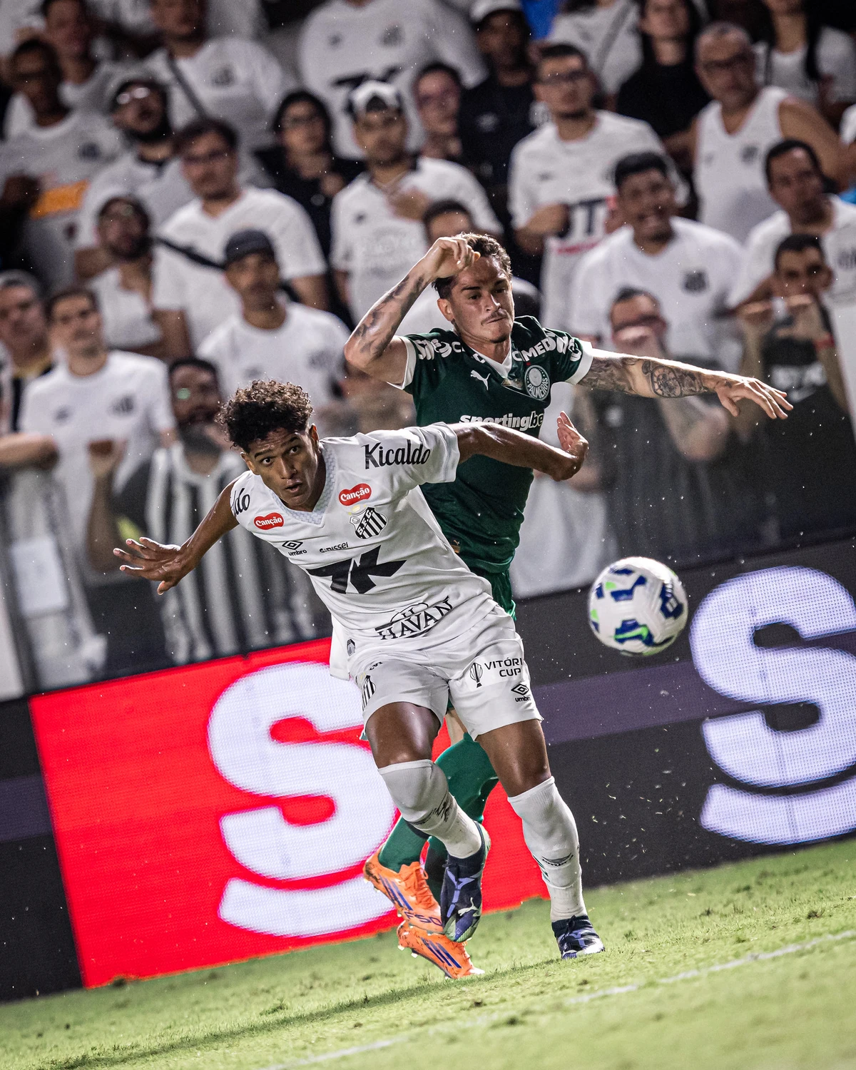 Santos vence Palmeira por 1 a 0 e sai da zona de rebaixamento
