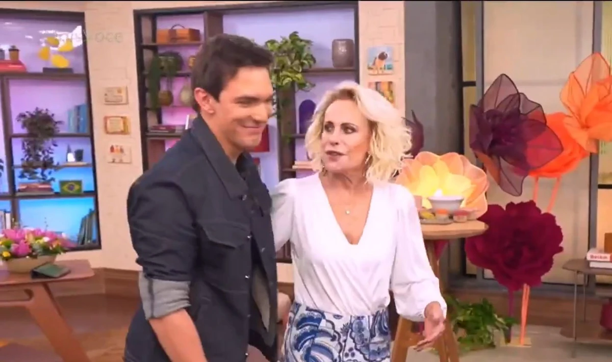 Ana Maria Braga dá esporro em repórter ao vivo por Reprodução