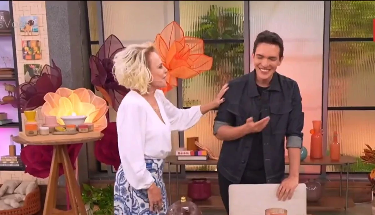 Ana Maria Braga dá esporro em repórter ao vivo por Reprodução