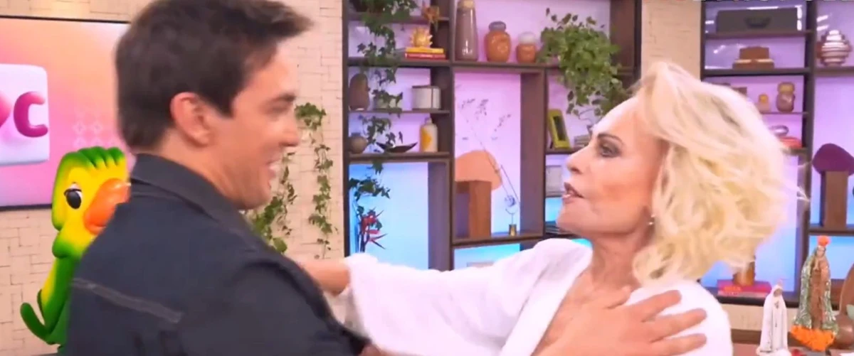 Ana Maria Braga dá esporro em repórter ao vivo por Reprodução