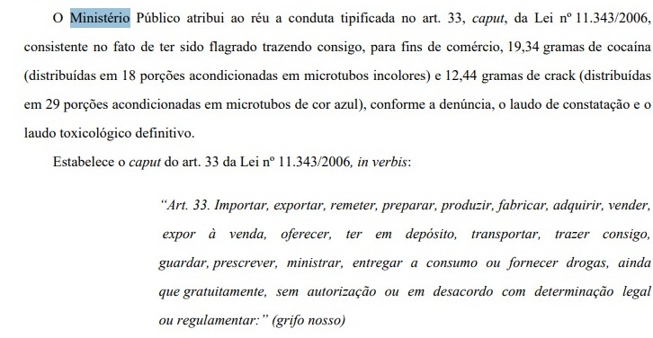 Com 'maus antecedentes', condenado é solto porque MP não pediu prisão por Reprodução