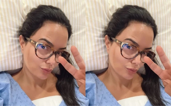 Luciele Di Camargo revela cirurgia de explante e comemora resultado