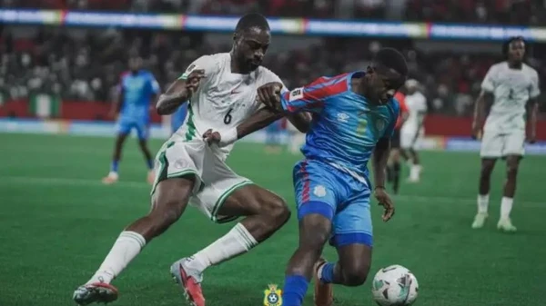 Nigéria e RD Congo empataram por 1 a 1 no tempo normal