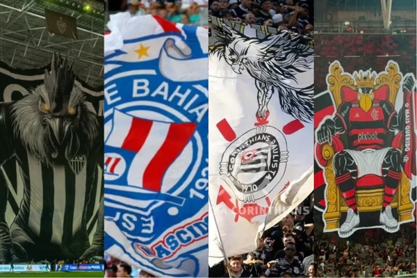 Torcidas de Atlético-MG, Bahia, Corinthians e Flamengo