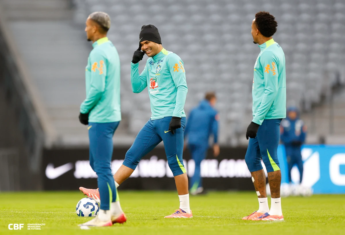 Treino da Seleção Brasileira na Decathlon Arena por Rafael Ribeiro/CBF