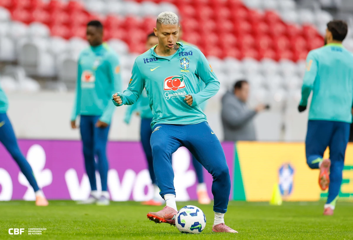 Treino da Seleção Brasileira na Decathlon Arena por Rafael Ribeiro/CBF