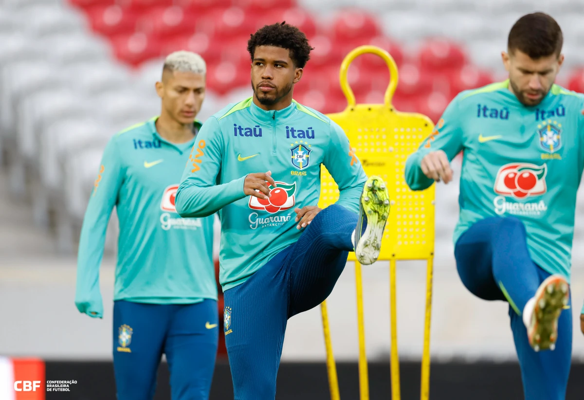 Treino da Seleção Brasileira na Decathlon Arena por Rafael Ribeiro/CBF