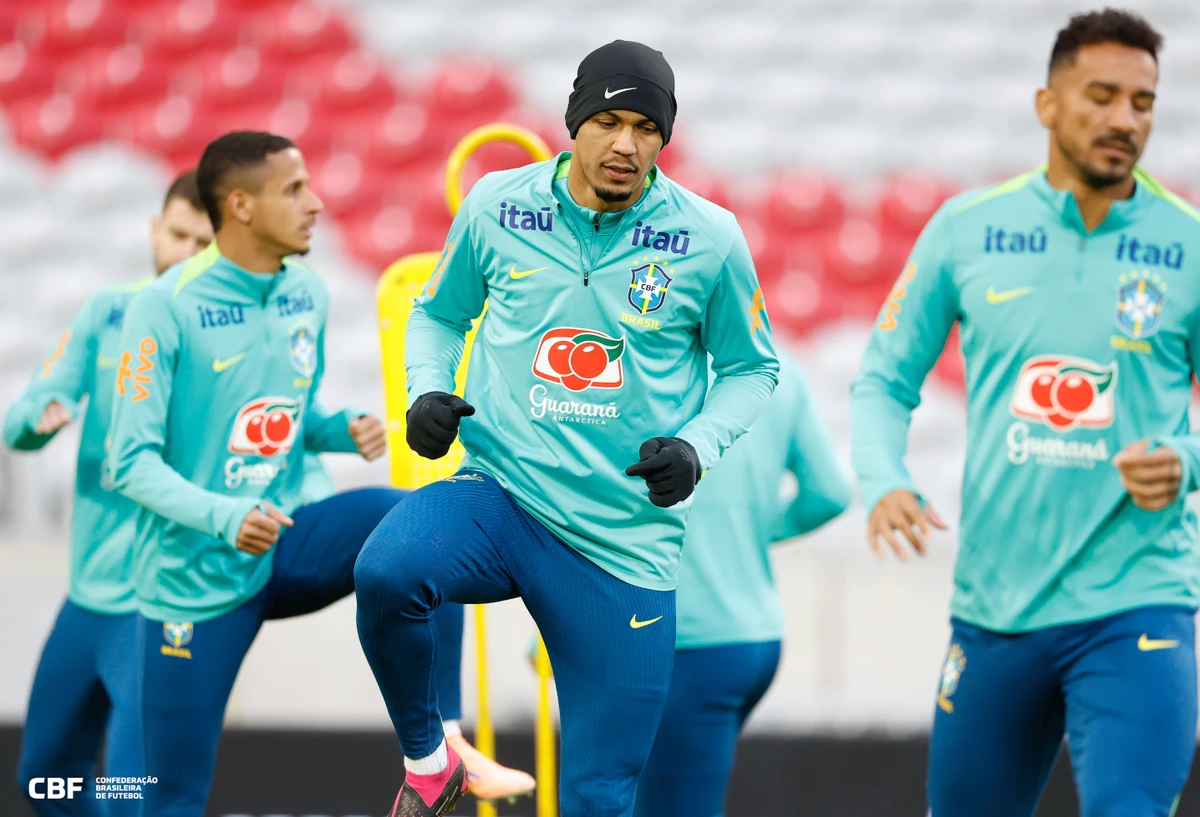 Treino da Seleção Brasileira na Decathlon Arena por Rafael Ribeiro/CBF