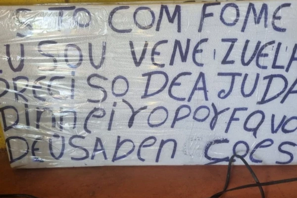Venezuelanos pedem ajuda por Reprodução
