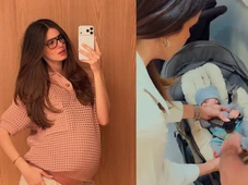 Imagem - Camila Queiroz e Klebber Toledo mostram ansiedade ao fazer enxoval da primeira filha