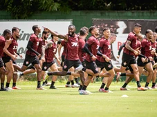 Imagem - Vitória finaliza preparação para encarar o Palmeiras em São Paulo