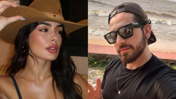 Cantor Gustavo Mioto aparece em clima de romance com Larissa Santos após separação de Ana Castela  por Reprodução/Redes Sociais 