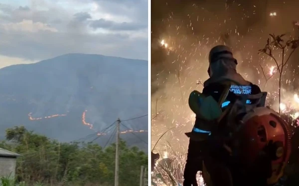 Incêndio no Parque Nacional da Chapada Diamantina