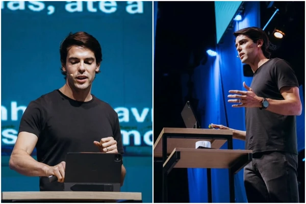 Kaká participa de culto