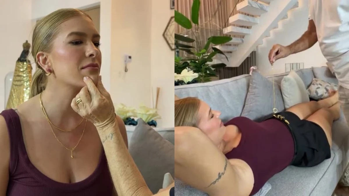 Lore Improta faz testes caseiros para saber sexo do bebê