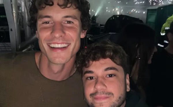 Shawn Mendes e o influenciador Brino