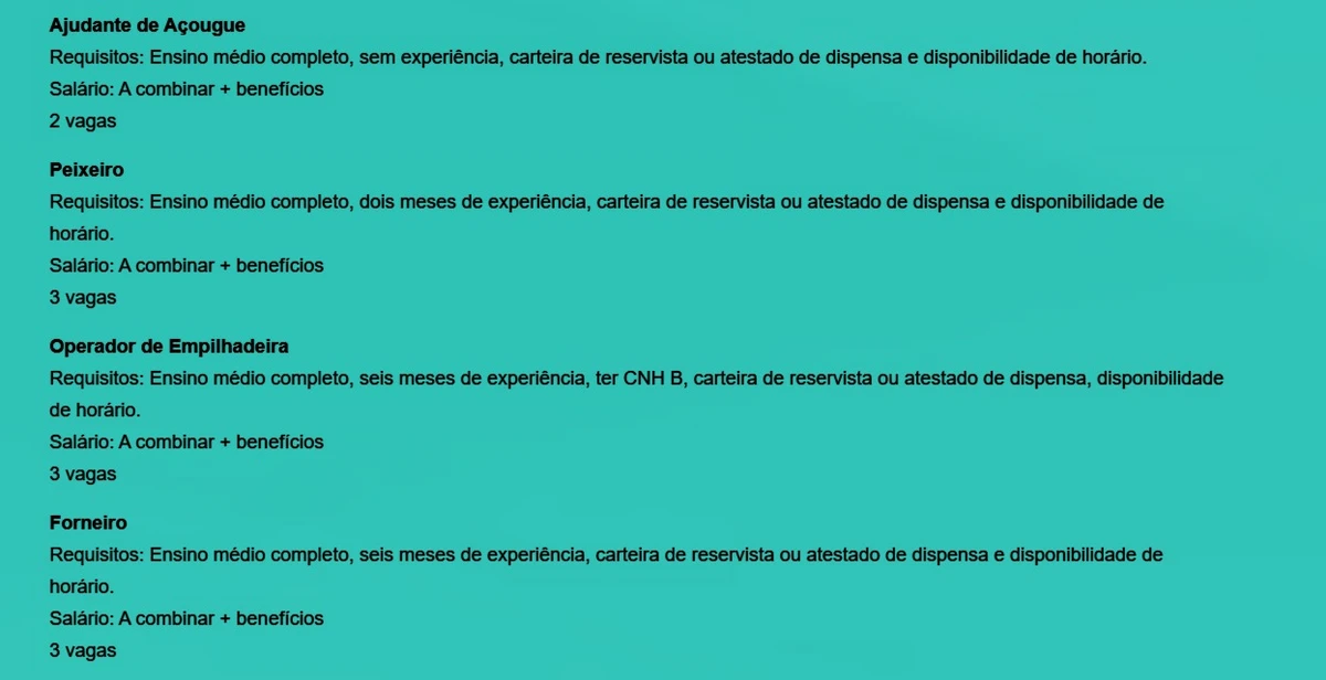 Veja vagas por Reprodução