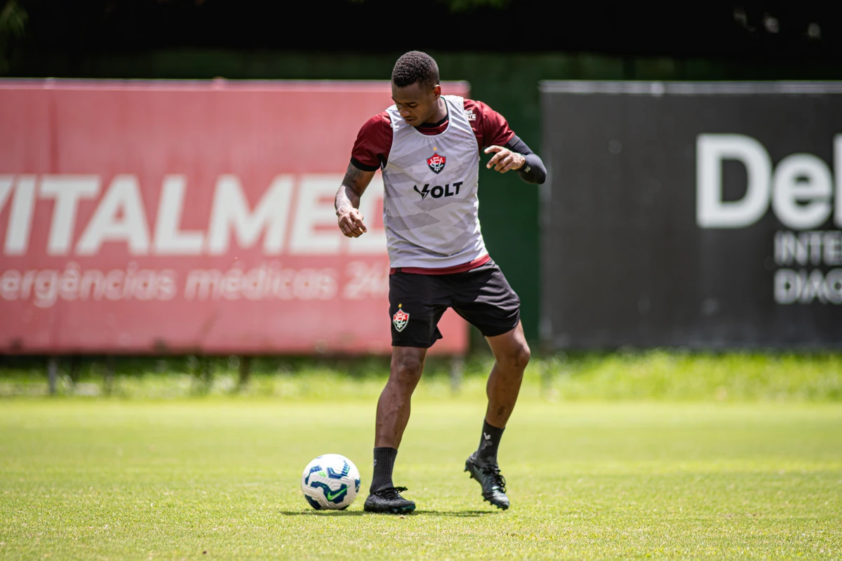 Vitória finaliza preparação para enfrentar o Palmeiras pelo Brasileirão por Victor Ferreira/EC Vitória